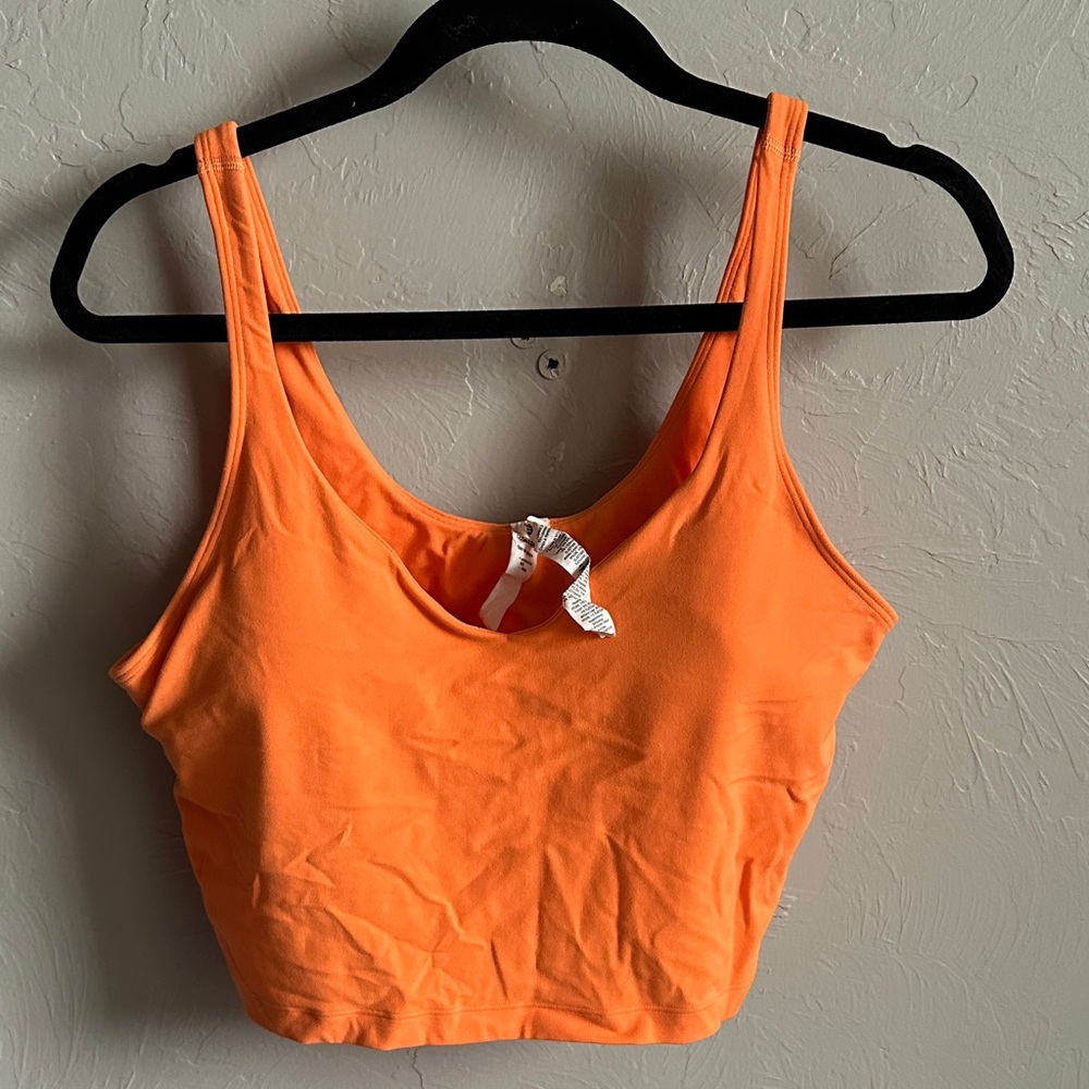 Lululemon Vibrant Orange Tank Top